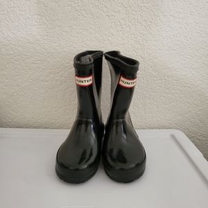 Hunter black Rain Boots Toddler/kids size